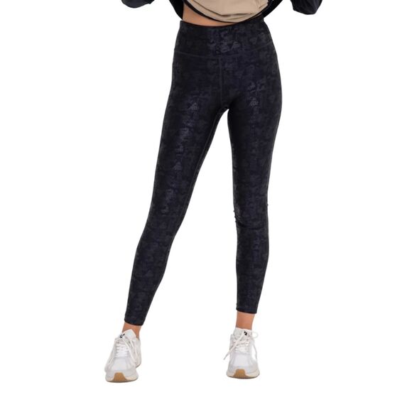 Mono B High Waist Foil Leggings Black 1XL - Picture 1 of 5